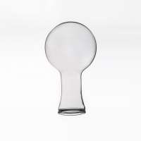 glass shell for incandescent lamp clear and frosted