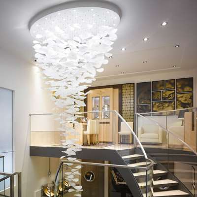 modern and luxury crystal glass hotel project crystal chandeliers