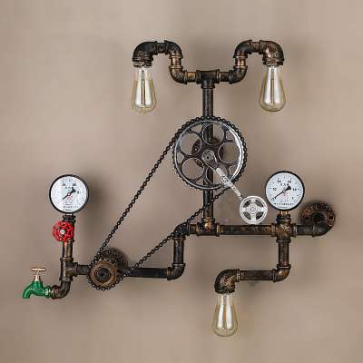 Selfhood lamp vintage shanghai industrial products outdoor wall led light for saloon